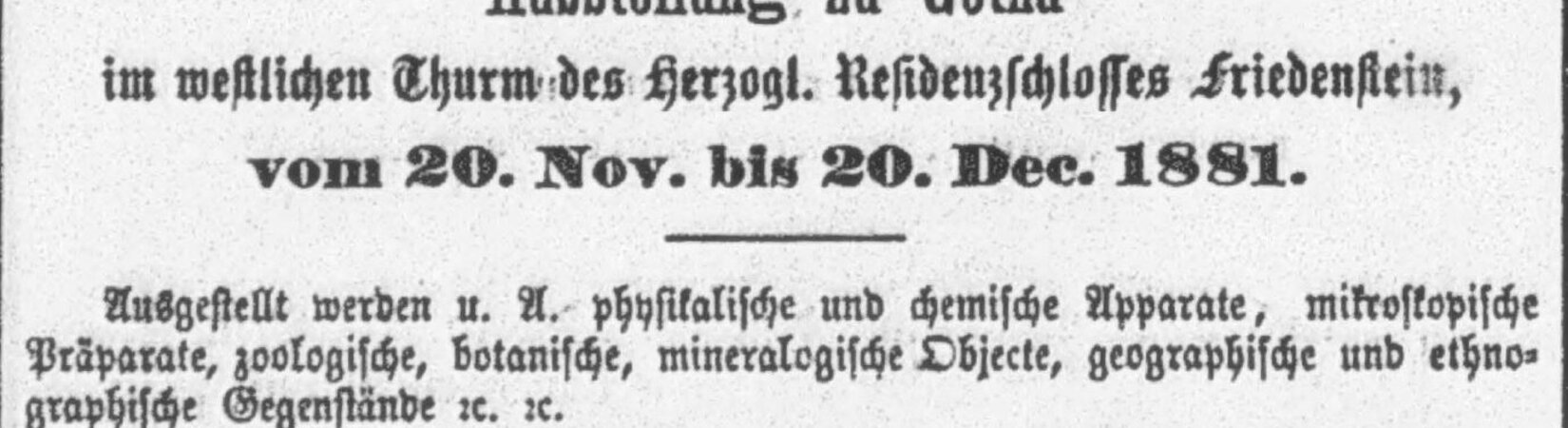 Das naturwissenschaftliche Zeitalter in der Provinz