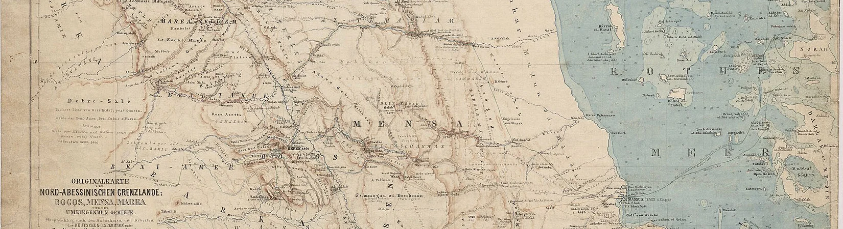 Kartographien Afrikas und Asiens (1800-1945)
