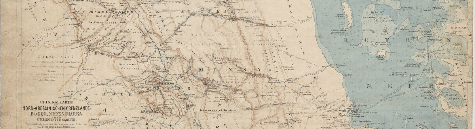 Kartographien Afrikas und Asiens (1800-1945)